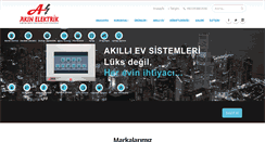 Desktop Screenshot of akinelektrikeregli.com